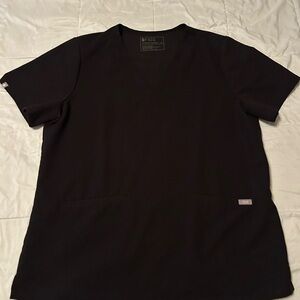 Figs Women's Black Scrub Top